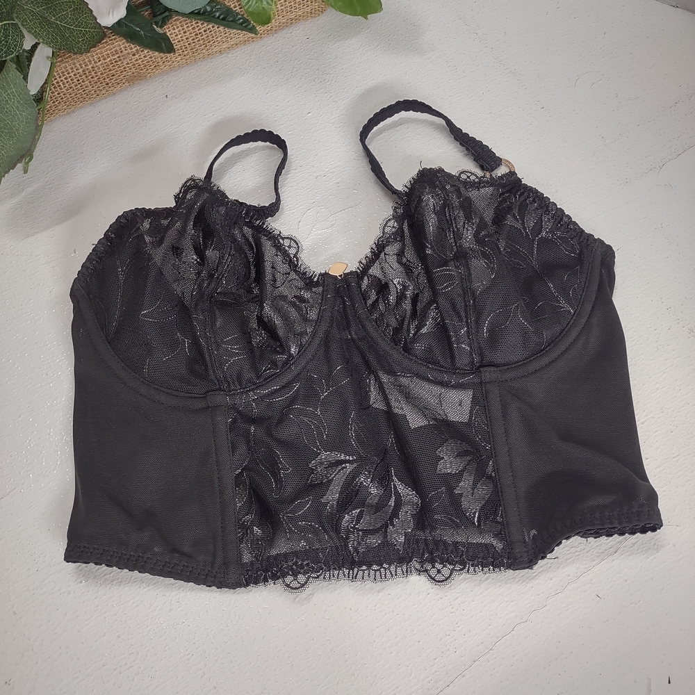 Sofia by Sofia Vergara Black Lace Bralette